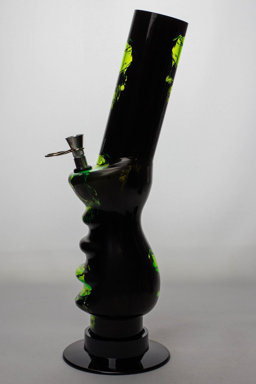 12 Acrylic Black Water Pipe