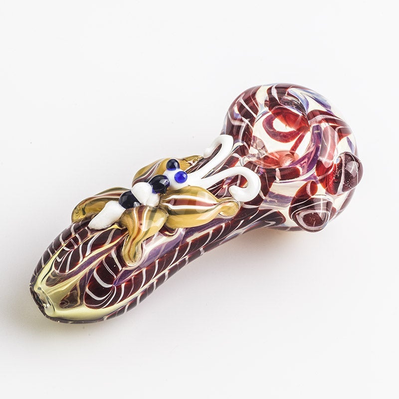 Butterfly Glass Spoon Pipe