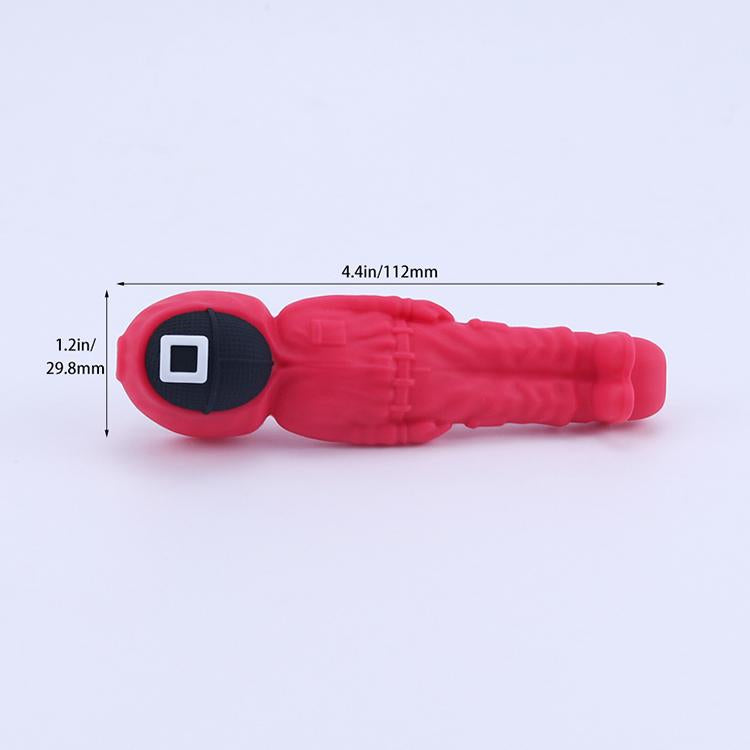 Squid Game Themed Silicone Smoking Pipe - PuffingBird AU