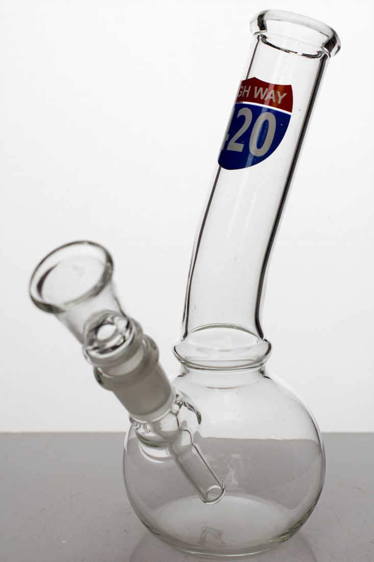7 glass water bong with bowl stem