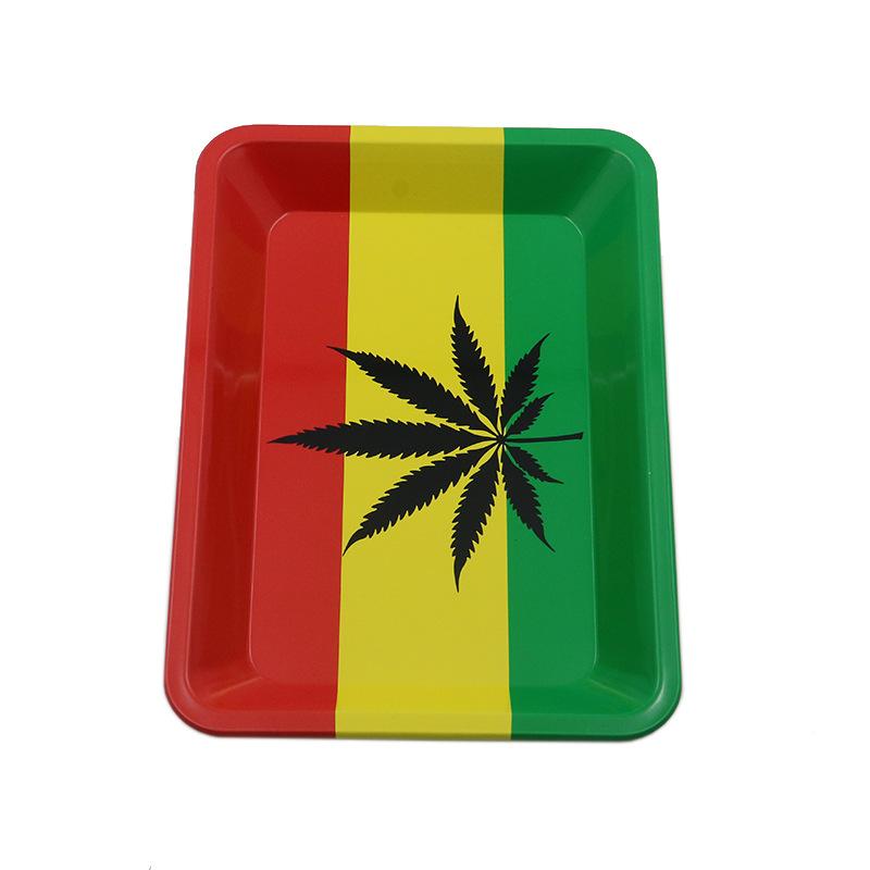 Small Metal Cigarette Rolling Tray Hand Roll