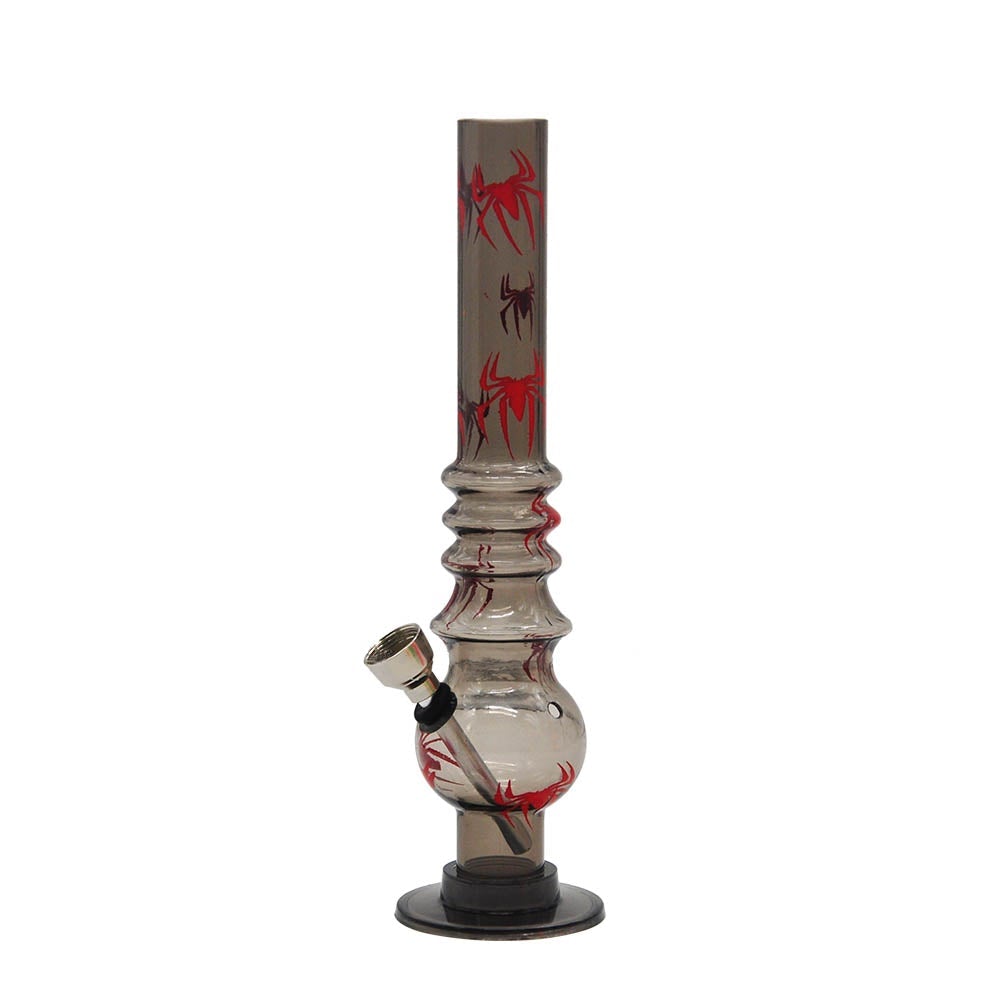 8 Spider Pattern Acrylic Bong(Random Color)