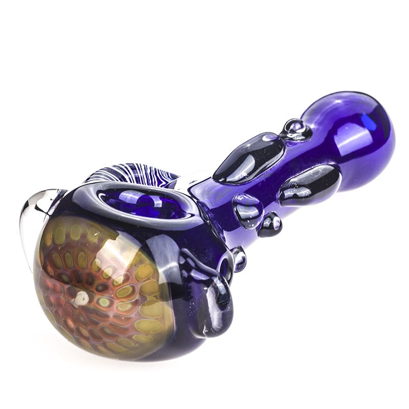 Fumed Honeycomb Glass Pipe with Horns