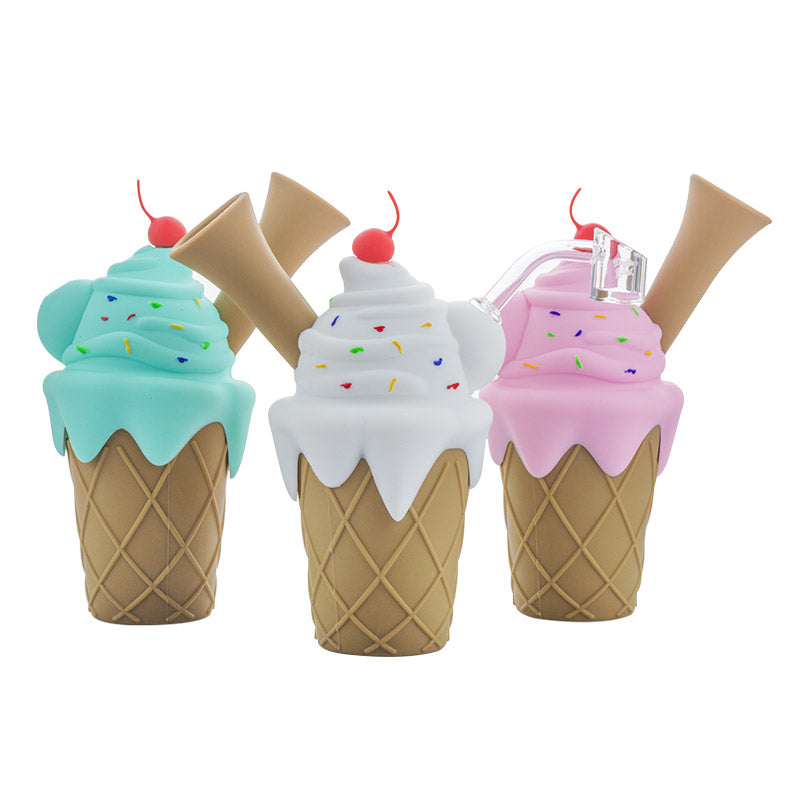 6 Ice Cream Silicone Dab Rig