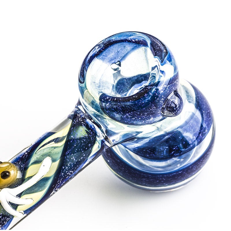 Bee Pattern Glass Hammer Bubbler