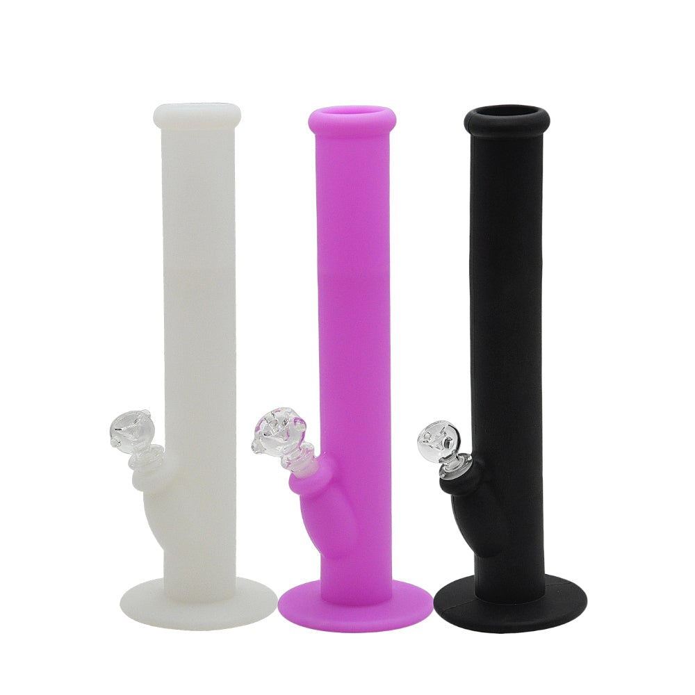 Straight Tube Silicone Bong