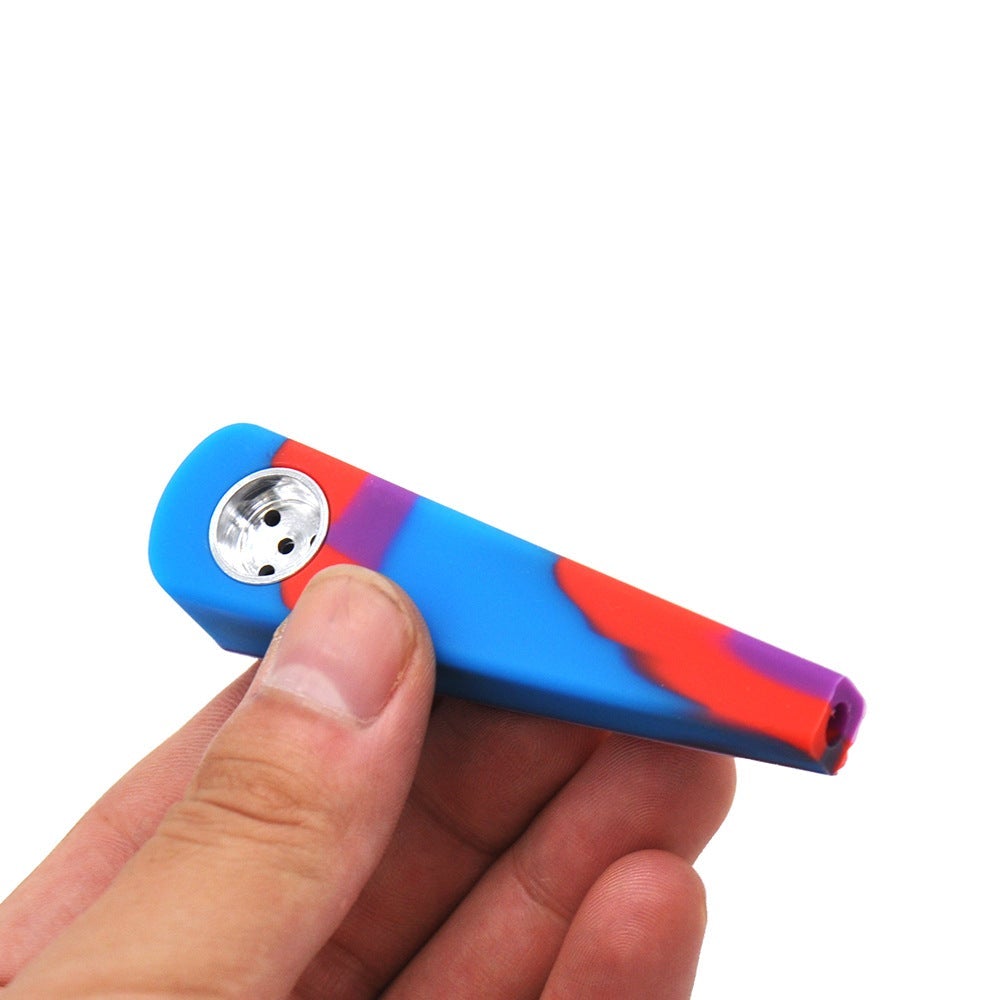 Silicone Triangular Hand Pipe