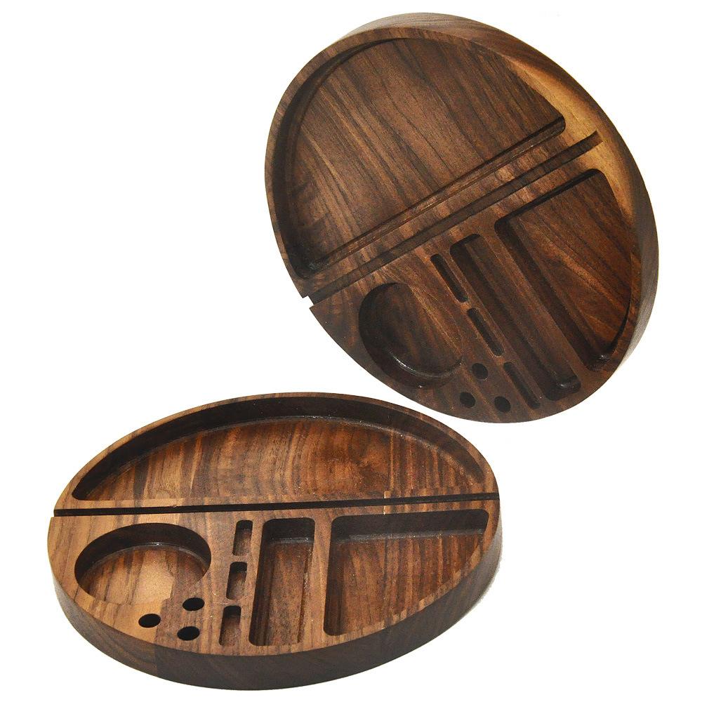 Walnut Solid Wood Cigarette Rolling Tray