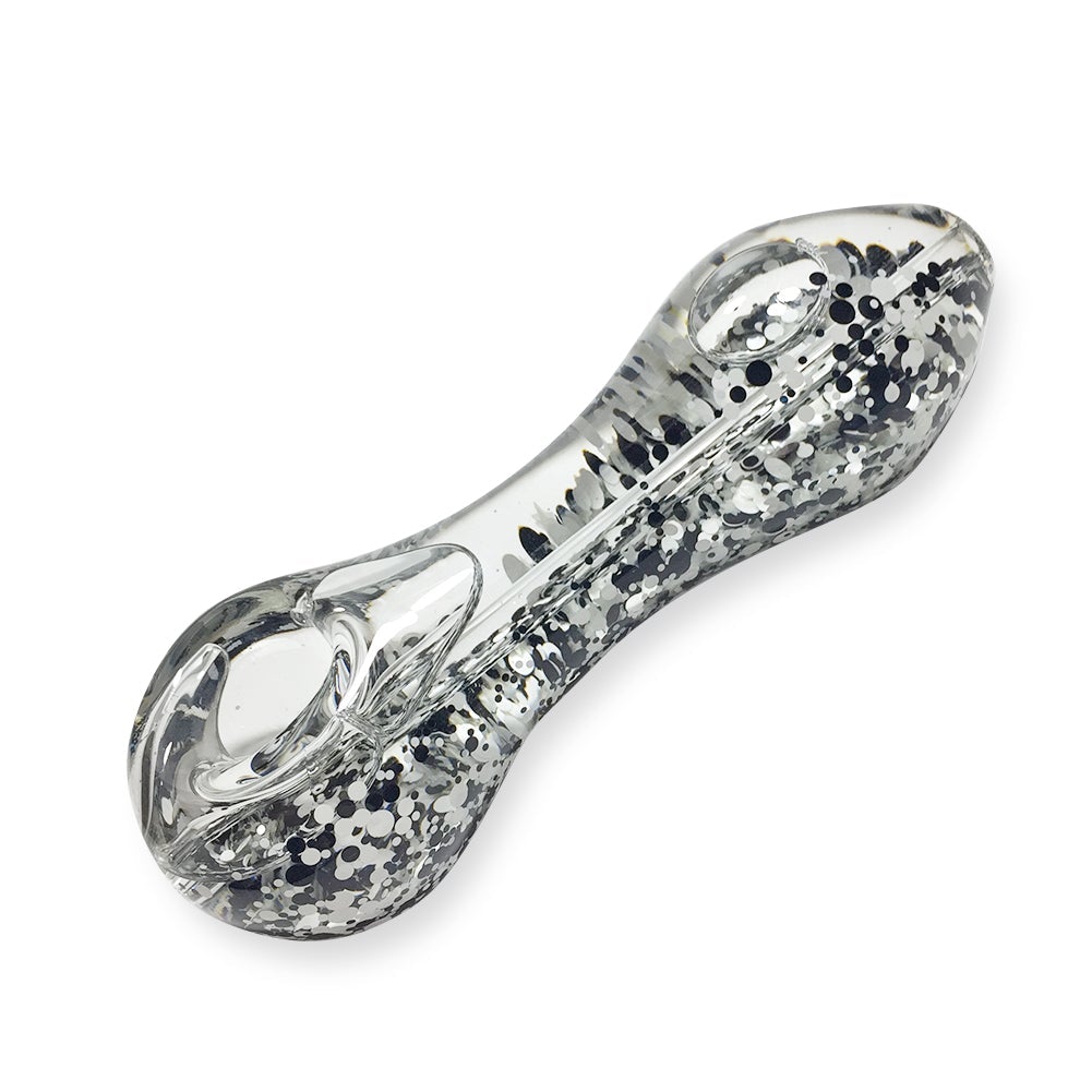 Sparkly Glitter Glass Pipe (Random Color)