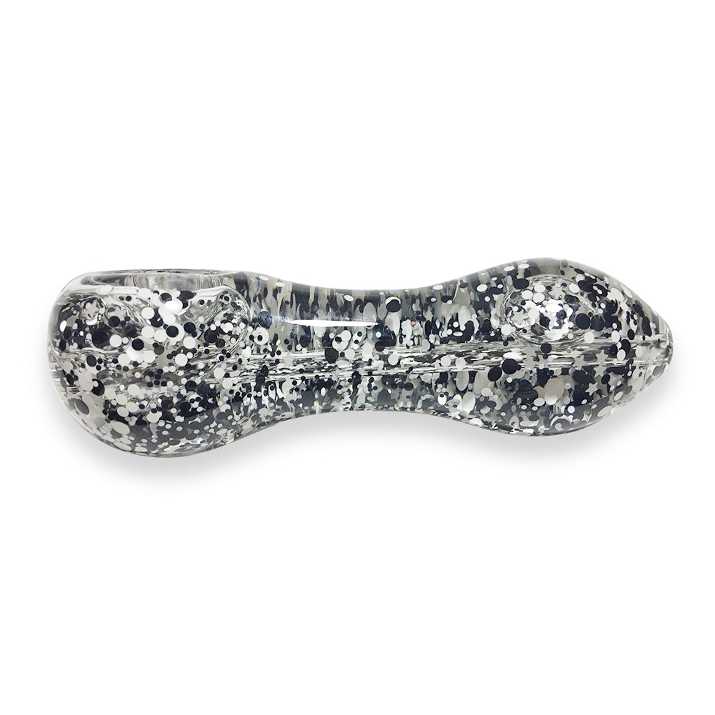 Sparkly Glitter Glass Pipe (Random Color)
