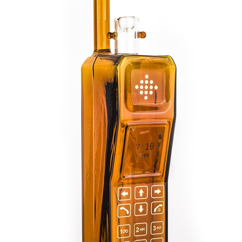 80s Cell Phone Retro Glass Bong (Random Color)