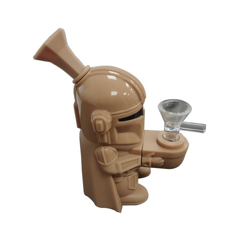 Mandalorian Mini Silicone Water Pipe