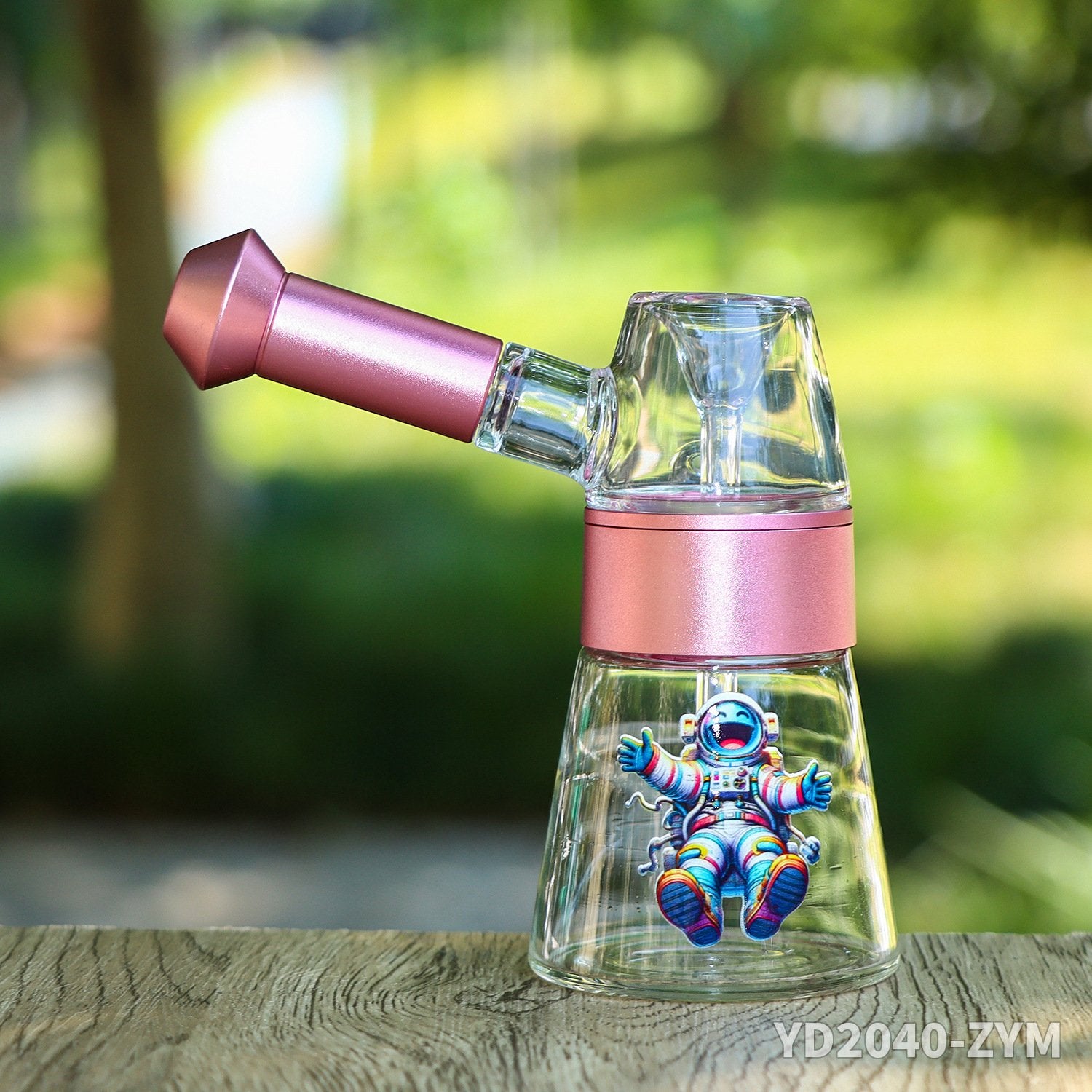 3.94“ Mini Glass Beaker Bong with Gift Box
