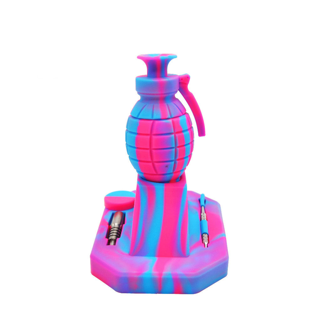 Hand Grenade Silicone Dab Straw