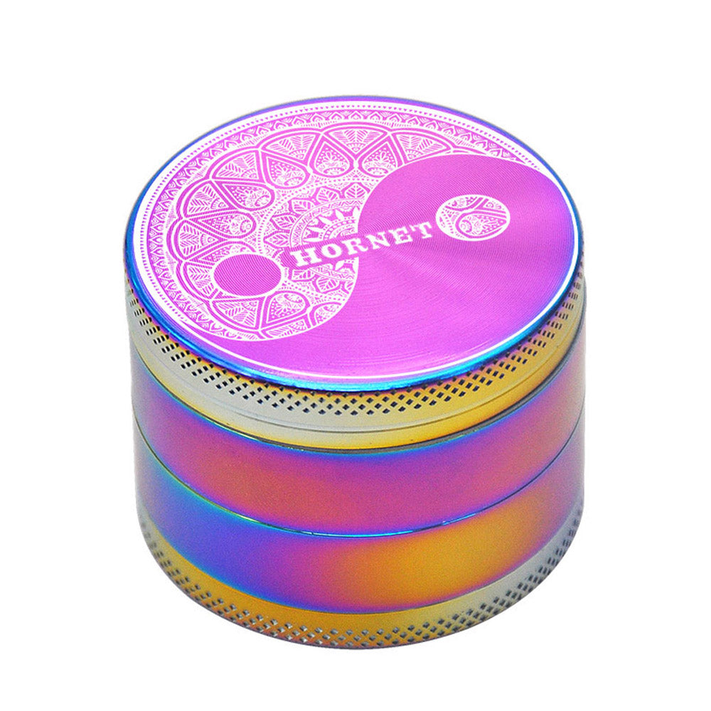 Rainbow Aluminium Alloy 2 Herb Grinder 4 Piece