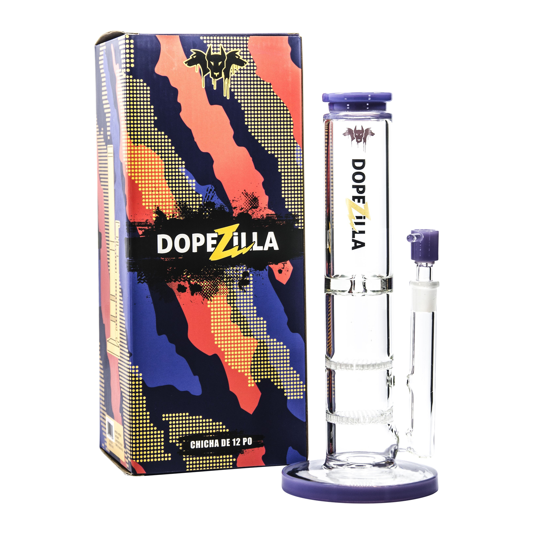 Dopezilla Cerberus Water Pipe