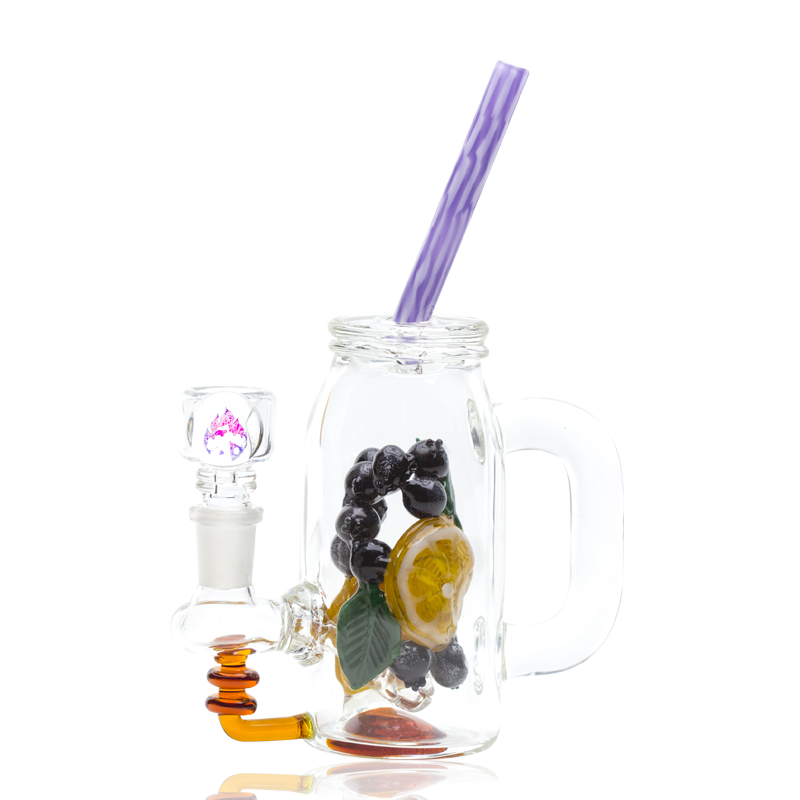 Empire Glassworks - Mini rig - Blueberry Orange Detox