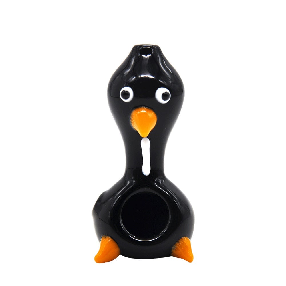 Penguin Glass Spoon Pipe