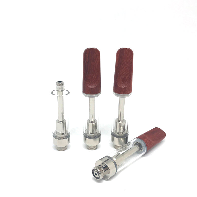 Wooden Mouthpiece Vape Cartridge