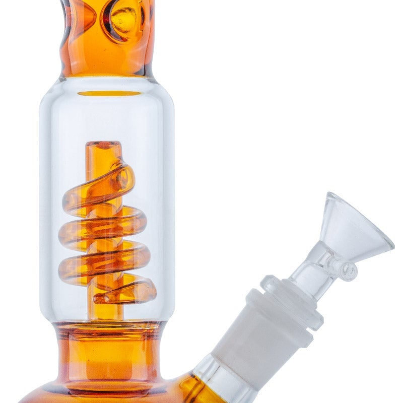 11 Spiral Perc Glass Beaker Bong