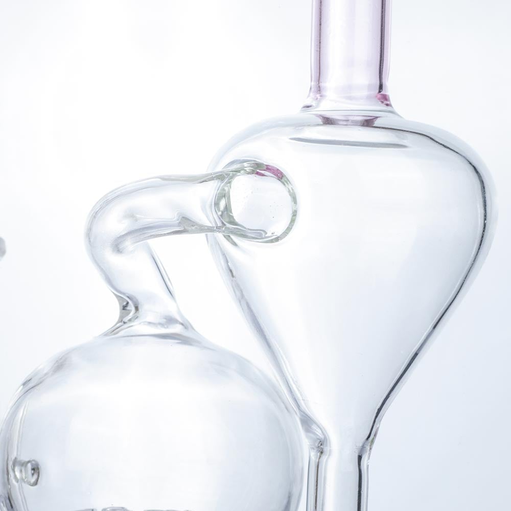 10 Sprinkler Perc Glass Bong (Random Color)