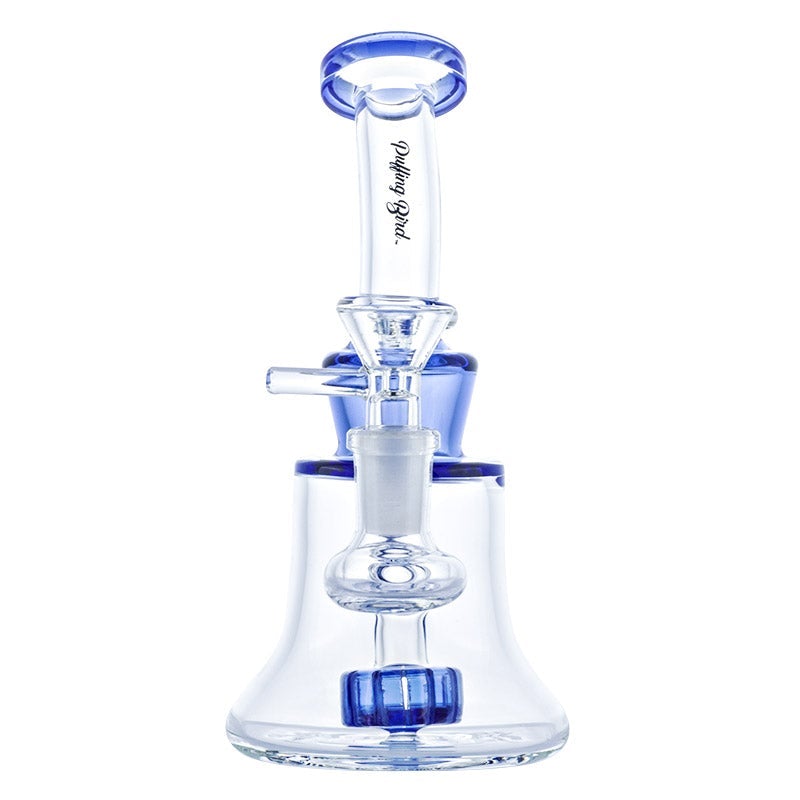 Showerhead Perc Dab Rig w/ Pink Girly Fumed Glass Pipe Set