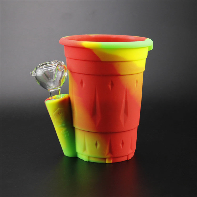 5 Mini Silicone Cup Bong