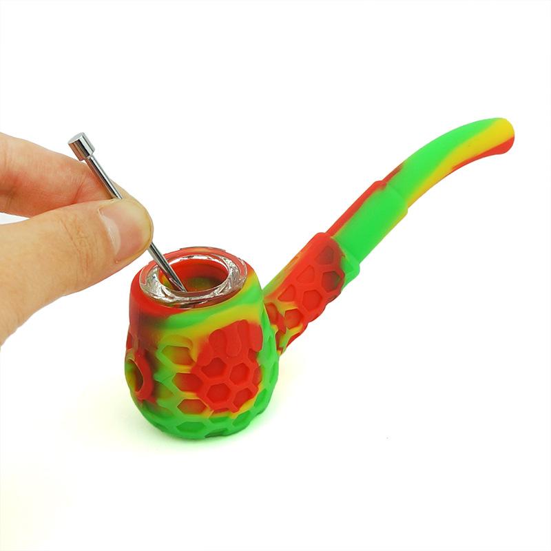 5“ Bee Silicone Gandalf Pipe