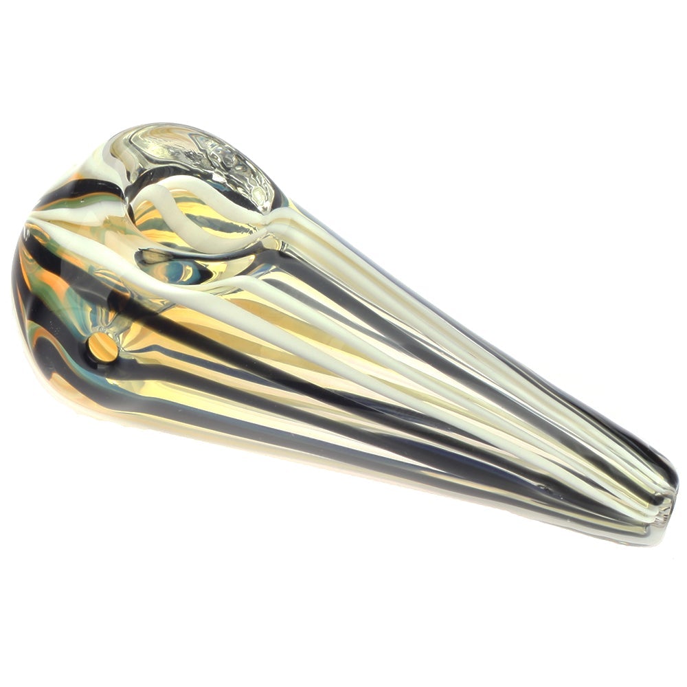3.3 Mini Fumed Glass Cone Shaped Spoon Pipe