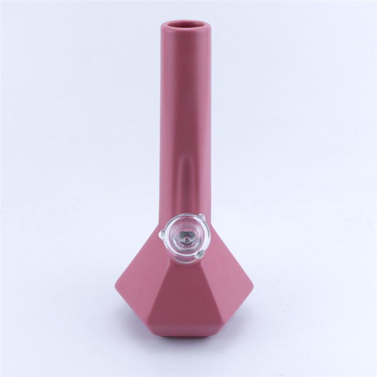 Ceramic Angular Beaker Bong