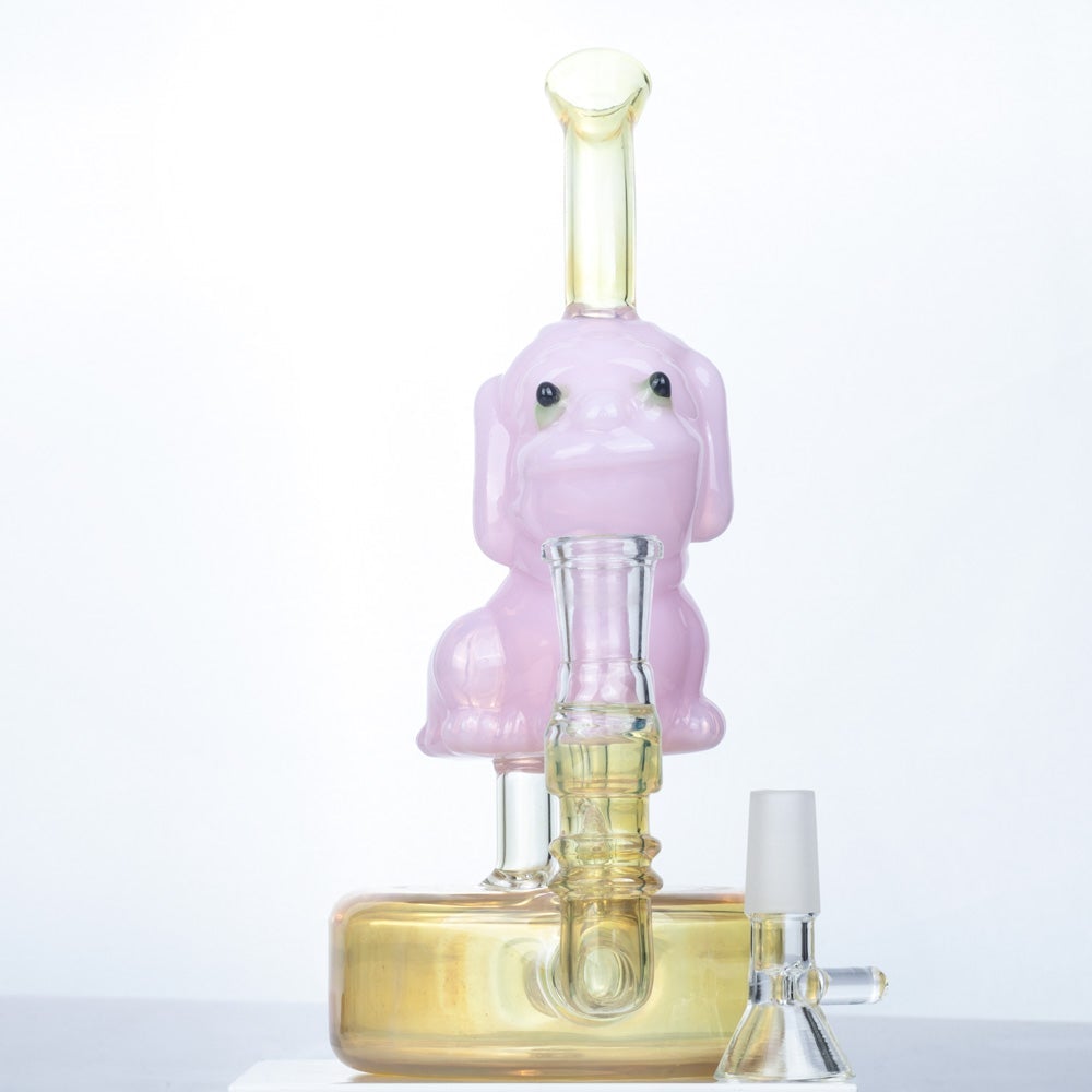 8 Doggie Theme Glass Bong