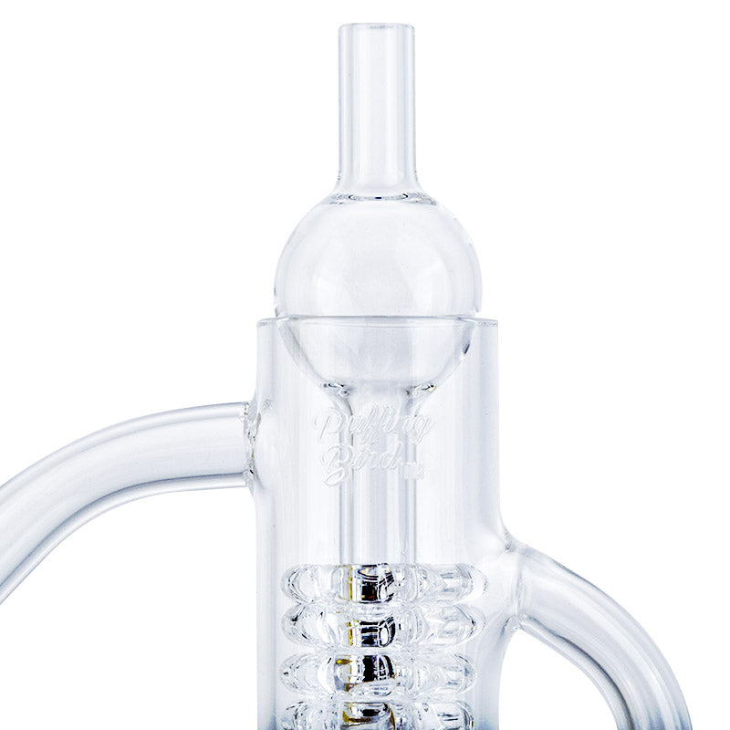 Diamond Knot Loop Recycler Quartz Banger