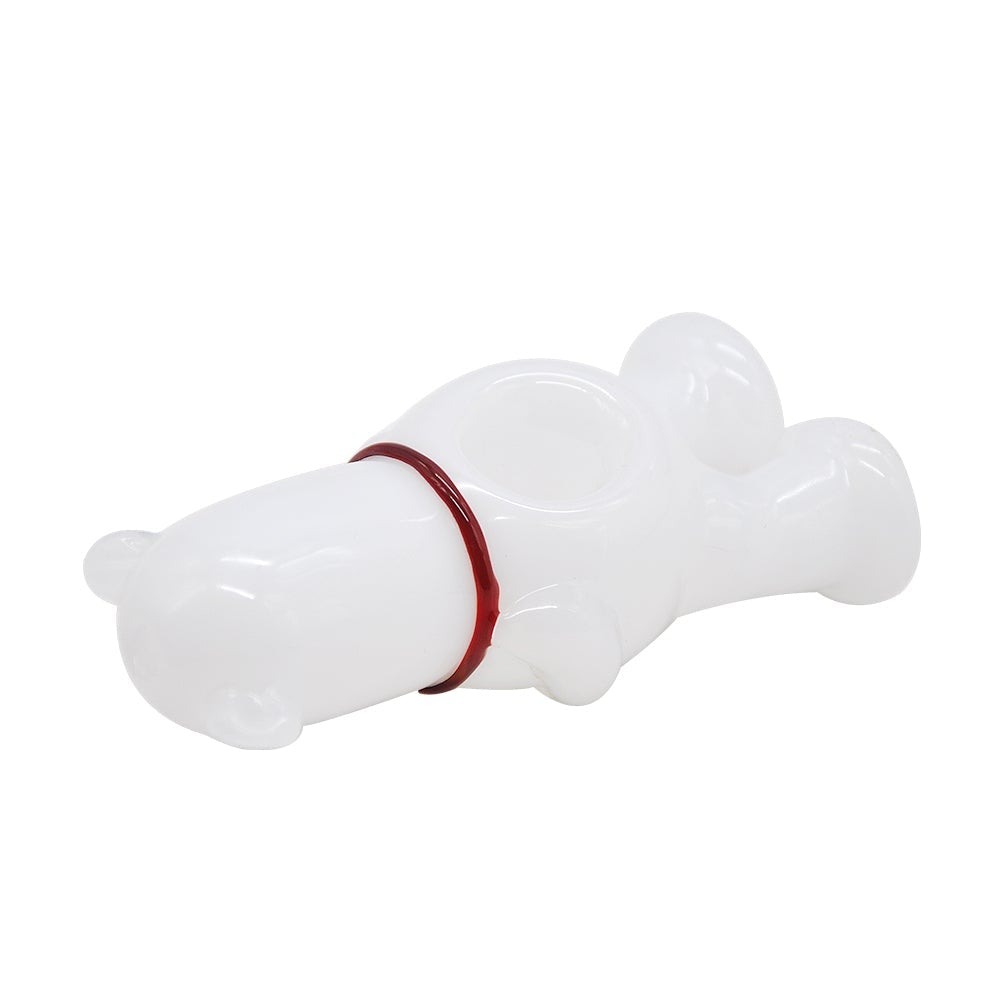 White Bear Novelty Glass Pipe