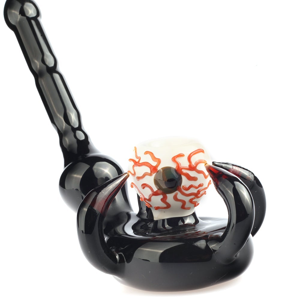 8.3 Eyeball in Monster Hand Heady Glass Pipe