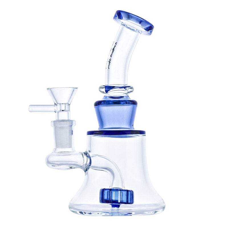 Showerhead Perc Dab Rig w/ Heady Glass Pipe Carb Cap Set