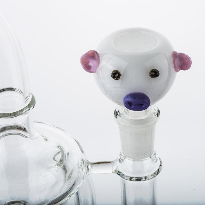 14mm Male Funny Pig Bong Bowl
