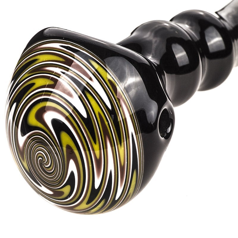 Swirl Pattern Glass Spoon Pipe