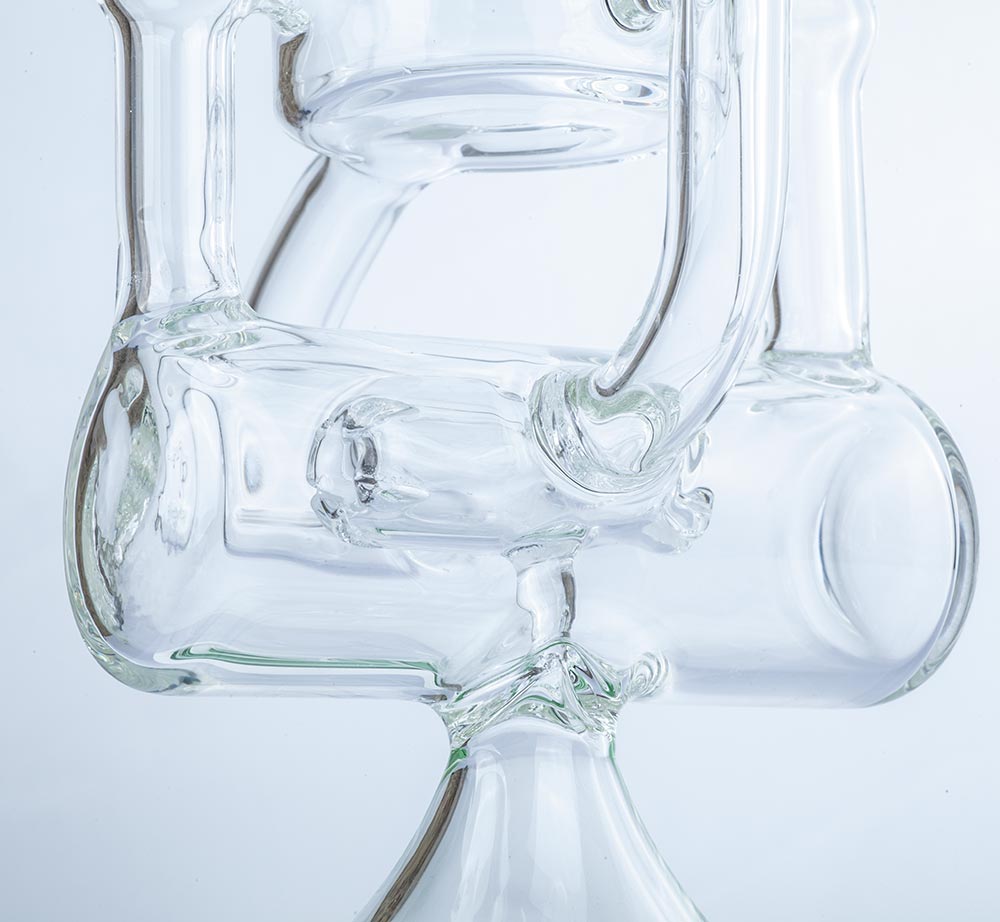 9 Heady Recycler Wax Rig
