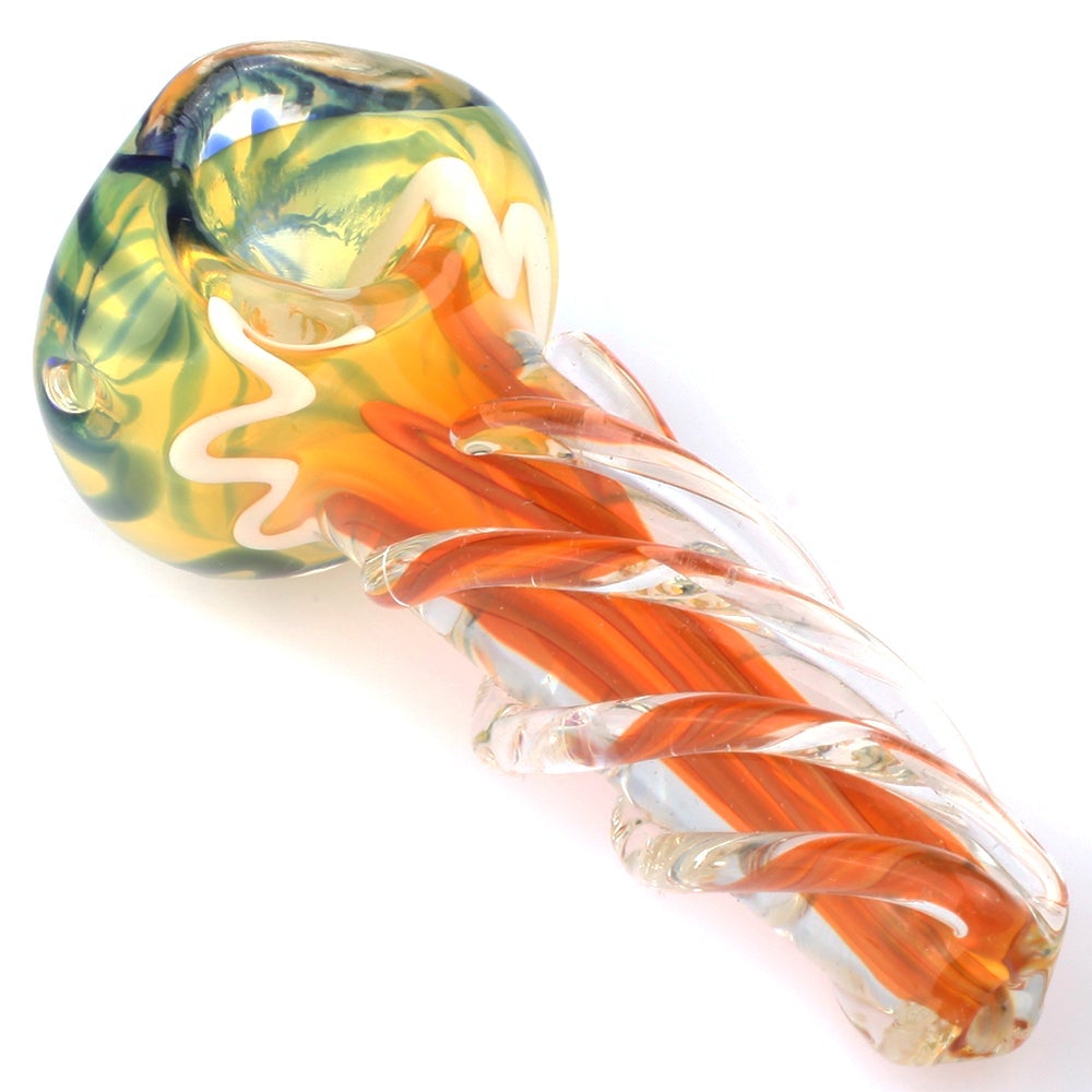 Nano Inside-Out Pipe w/ Spiral Glass Orbs - PuffingBird AU