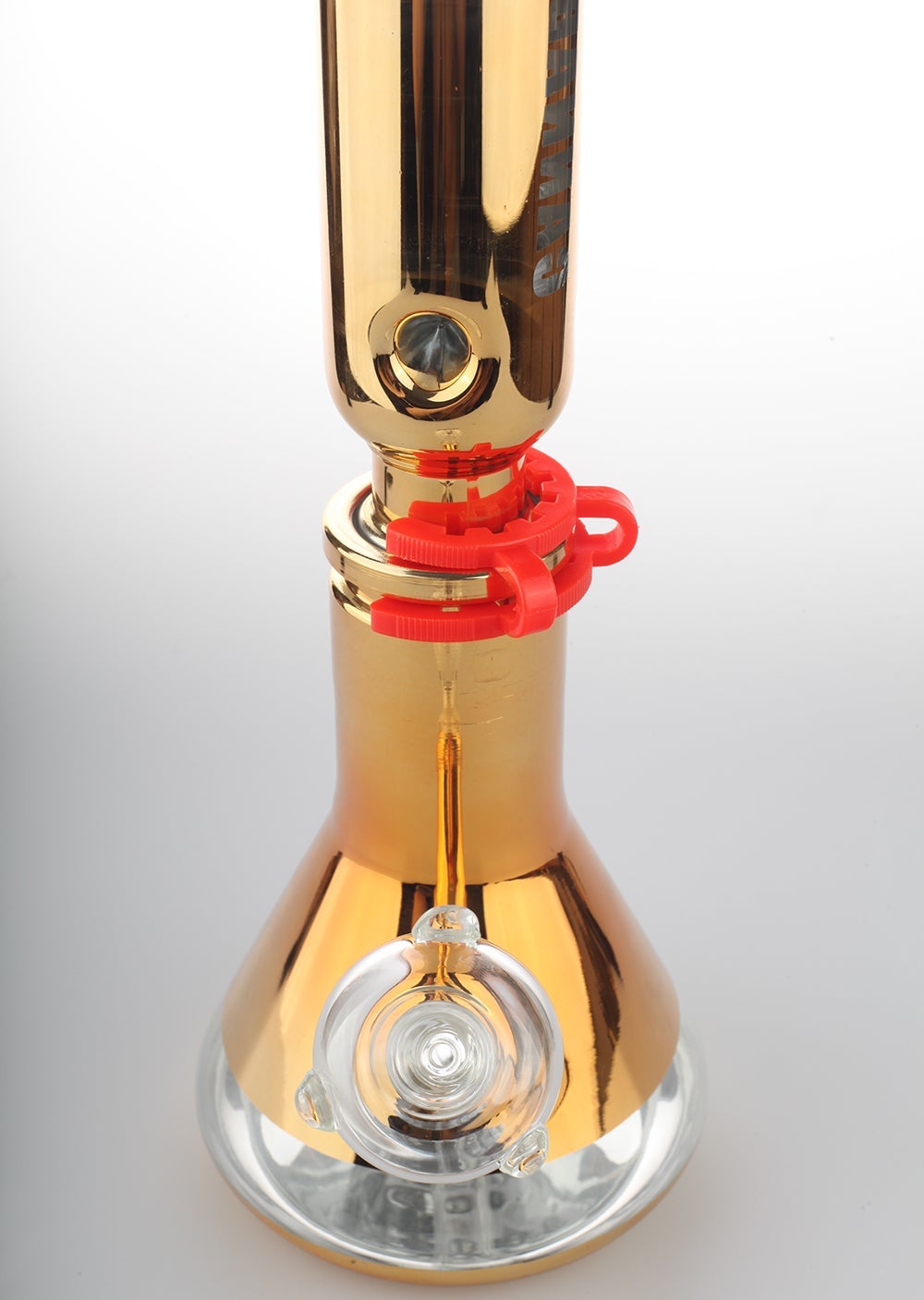 12 Golden Two Part Travel Beaker Bong