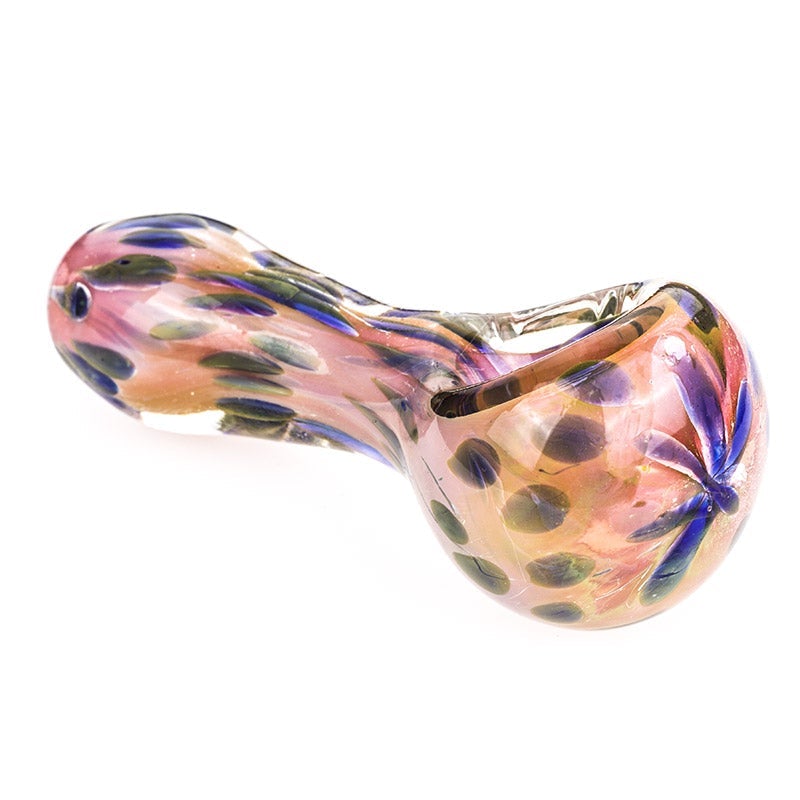 Spotted Glass Spoon Pipe