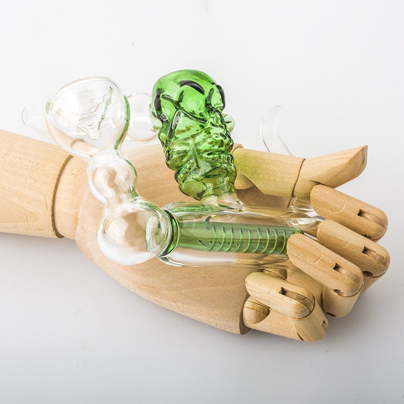 5.9 Skull Diffused Perc Mini Bong