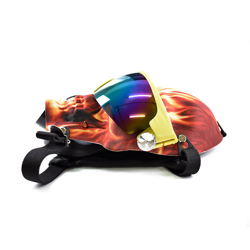 Sun Glasses Skull Fabric Gas Mask Bong w/ Water Pipe