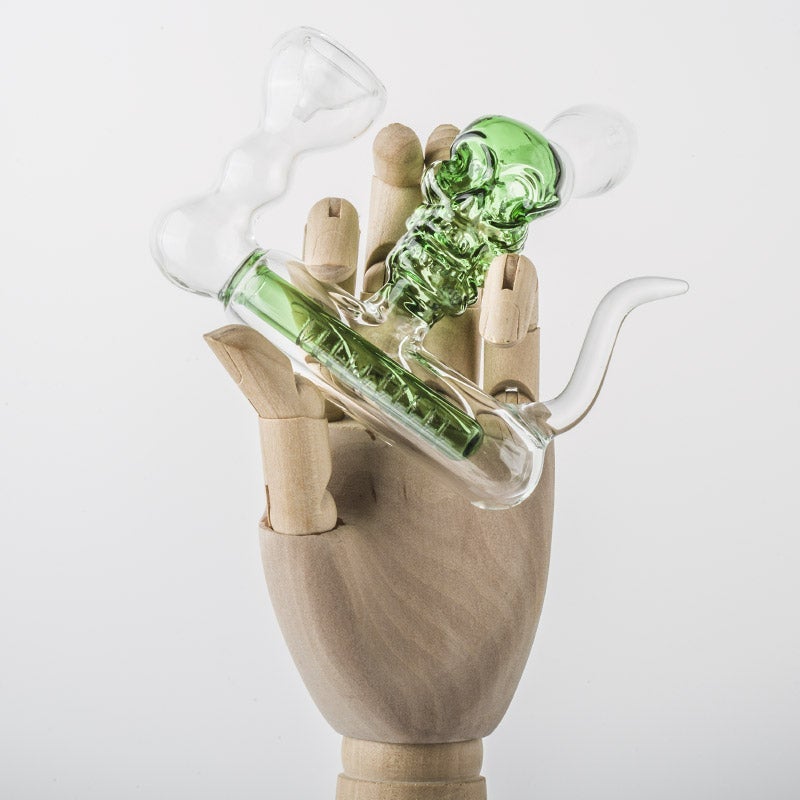 5.9 Skull Diffused Perc Mini Bong