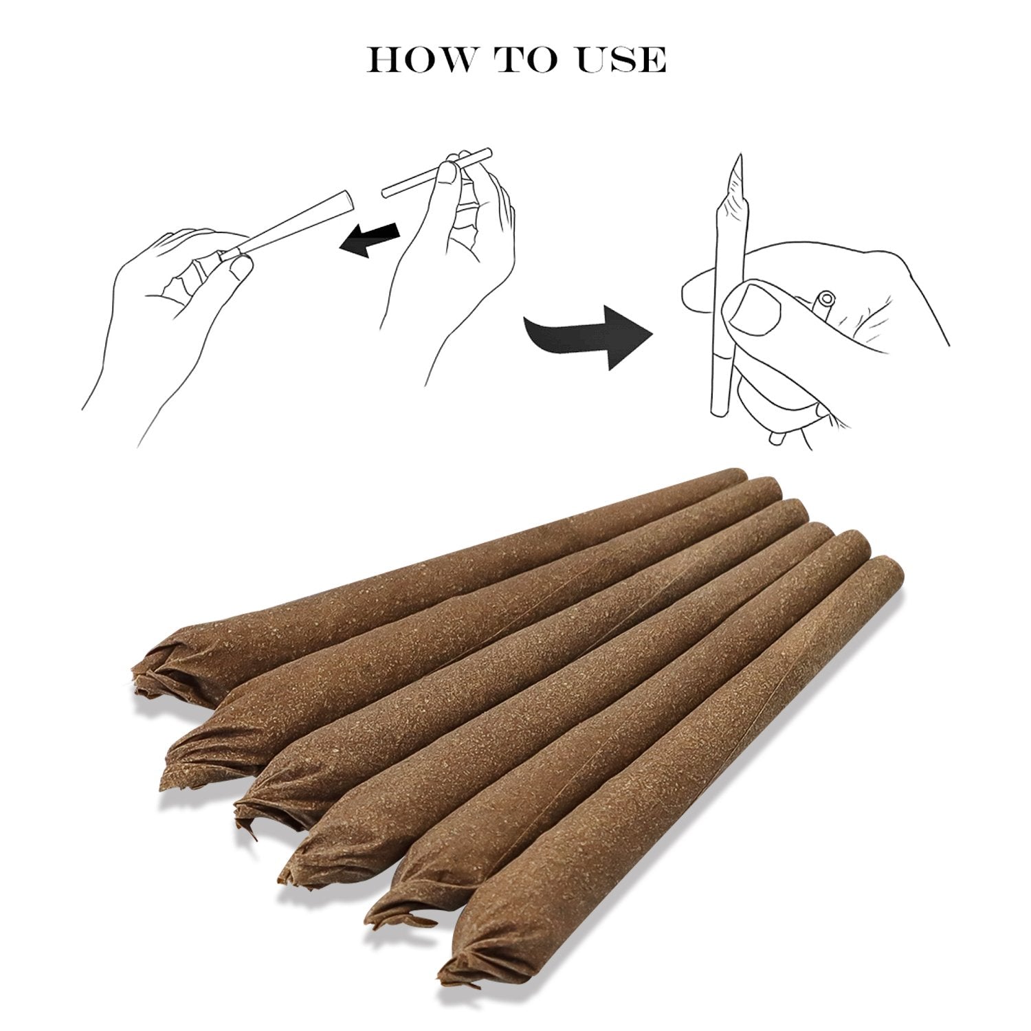 Brown Cigar Skin Pre-Rolled Cones - Pack of 72