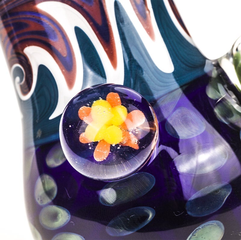 Swirl Glass Hammer Bubbler