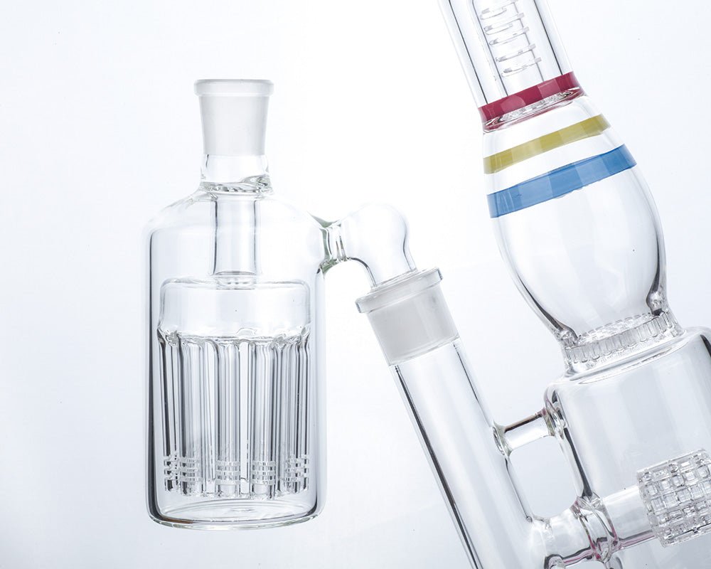 Clear Bottle Tree Perc Ash Catcher