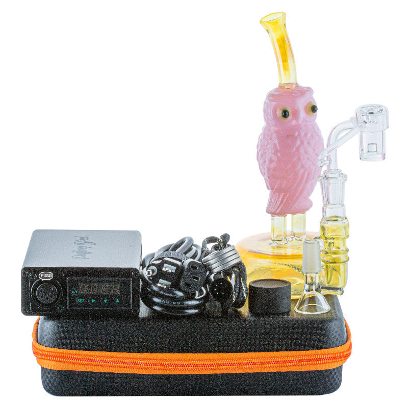 Pink Owl Theme Bong Enail Bundle