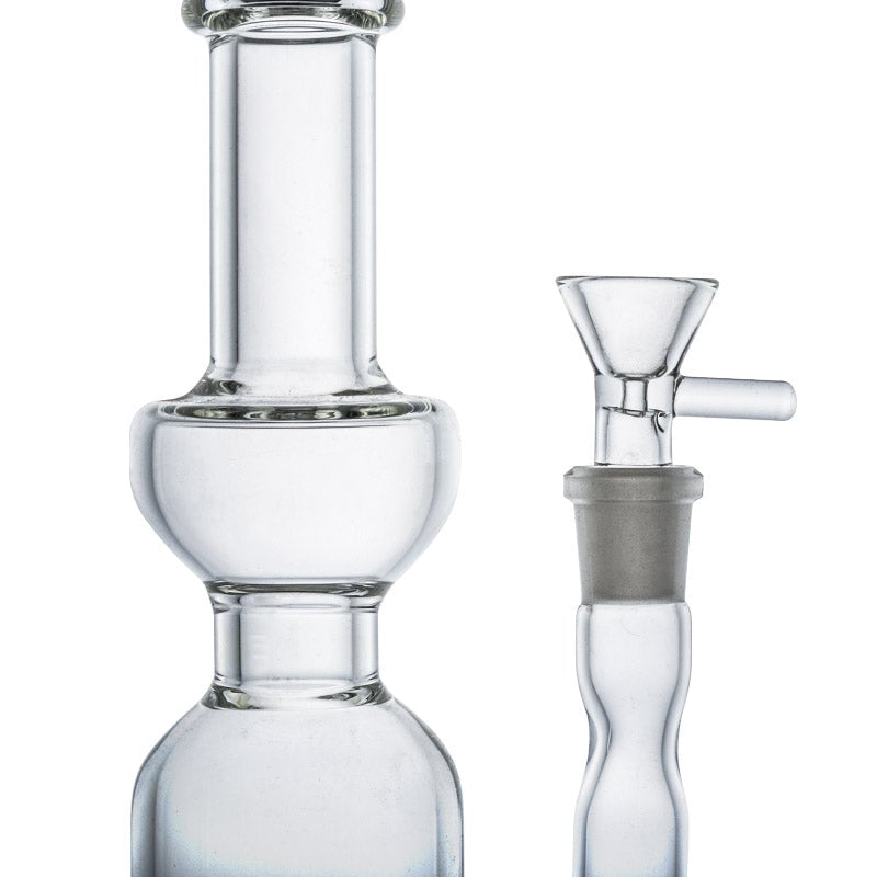 11 Gray Round Tree Prec Glass Bong