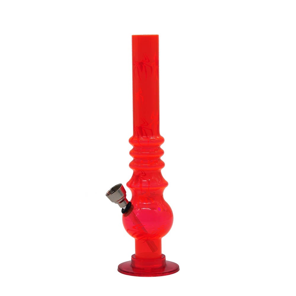 8 Spider Pattern Acrylic Bong(Random Color)